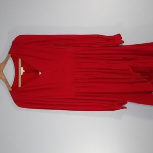 NWT A Loves A CRIMSON WRAP DRESS SZ XS.